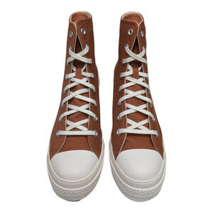 Converse Chuck 70 De Luxe Heel Tawny Owl Canvas Platform Sneaker M9.5 W11.5 NEW